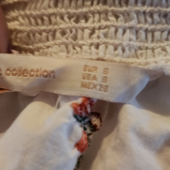 Zara Trafaluc Collection Floral Top Oversized Size Small - Picture 4 of 4